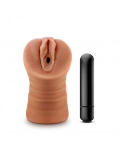 M for Men - Julieta Masturbator Met Bullet Vibrator - Vagina