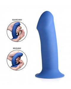 Squeeze-It Dikke Dildo - Blauw