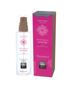 Feromonen Bed & Body Spray Voor Vrouwen - Kers & Witte Lotus