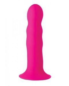 Squeeze-It Wavy Dildo - Roze