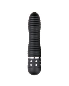 Easytoys Mini Vibrator Geribbeld - Zwart