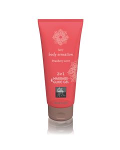 Massage- & Glide Gel 2 in 1 - Aardbei