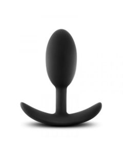 Anal Adventures Platinum - Vibra Slim Verzwaarde Anaal Plug -Medium