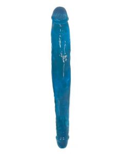 Lollicock - Sweet Slim Stick Double Dildo - Berry Ice - 33 cm