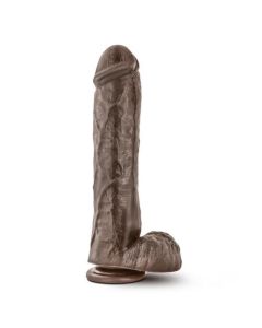 Dr. Skin - Mr. Savage Dildo Met Zuignap 29 cm - Chocolate