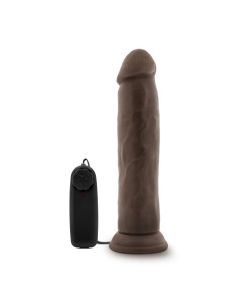 Dr. Skin - Dr. Throb Vibrator Met Zuignap 24 cm - Chocolate