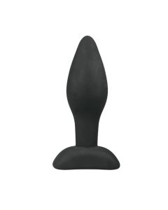 Kleine zwarte siliconen buttplug