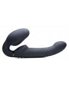 Swirl Vibrerende Strapless Strap-On - Black