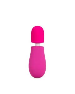 Rose - Petite Wand Vibrator Met Opzetstukken - Roze