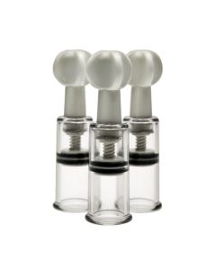 Max Twist Tepels & Clitoris Pompjes - 3 stuks