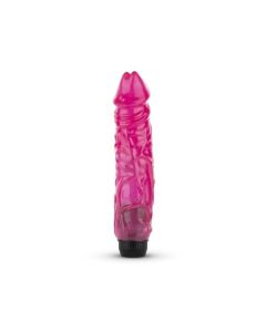 Jelly Supreme - Realistische Vibrator - Roze/Glitters