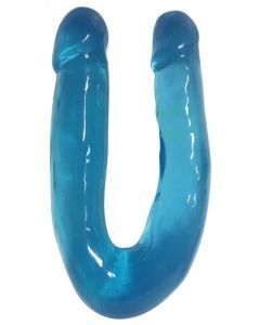 Lollicock - Sweet Slim Double Dipper Dildo - Berry Ice - 33 cm