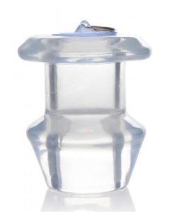 Holle Transparante Anaal Plug Met Stop - XL