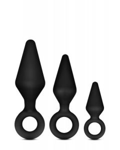 Anal Adventures Platinum - Siliconen Anaal Plug Set