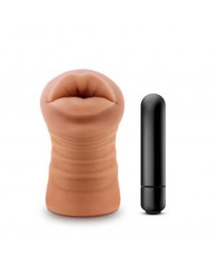 M for Men - Isabella Masturbator Met Bullet Vibrator - Mond