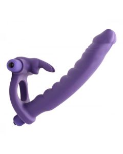 Double Delight Vibrerende Penisring Met Vibrator