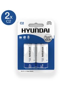 Super Alkaline C-Batterijen - 2 Stuks