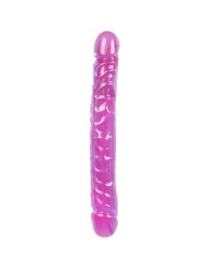 Crystal Jellies Dubbel Dildo - Paars