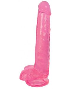 Lollicock - Dildo Slim Stick With Balls - Cherry Ice - 20.3 cm