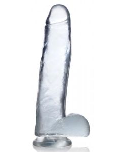 Jock C-Thru Transparante Dildo - 27 cm.