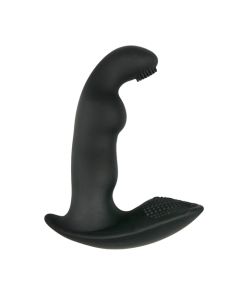 Dynamic Duke Geribbelde Prostaat Vibrator - Zwart