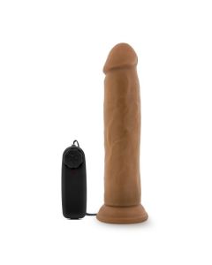 Dr. Skin - Dr. Throb Vibrator Met Zuignap 24 cm - Mocha