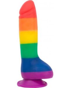 Addiction - Justin Rainbow Siliconen Dildo - 19 cm