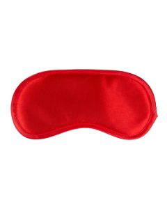 Rood satijnen oogmasker