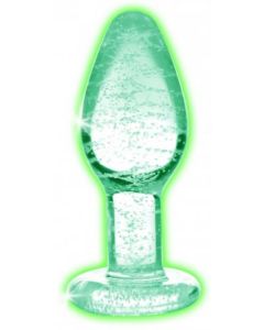 Glow-in-the-Dark Anaalplug Van Glas - Small