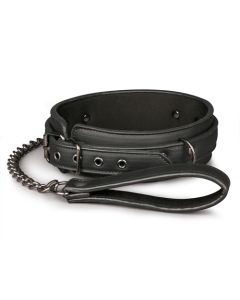 Fetish halsband met riem