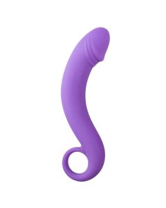 Siliconen prostaat dildo - paars