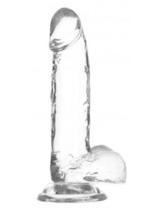 Crystal Addiction - Transparante Dildo - 19 cm