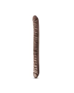 Dr. Skin - Realistische Dubbele Dildo 45 cm - Chocolate