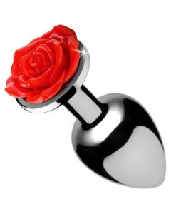 Red Rose Buttplug - Small