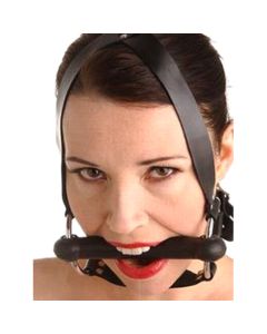 Strict Leather Locking Silicone Trainer Gag