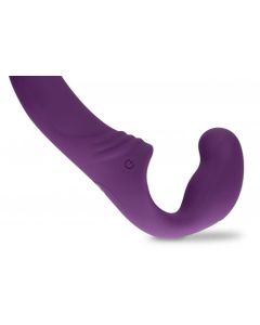 Strapless Strap-On Vibrator - Paars