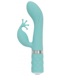 Pillow Talk - Kinky Rabbit & G-Spot Vibrator - Teal