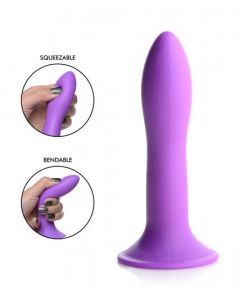 Squeeze-It Siliconen Dildo - Paars