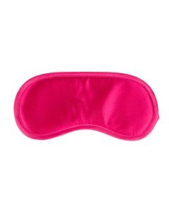 Roze satijnen oogmasker