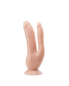 Dr. Skin - Dubbele Dildo 21 cm - Vanilla